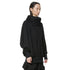 JULIUS 947CUM2 Black / W Neck Hoodie