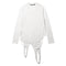 JULIUS 947CUM3 Off White / Loots Long Sleeve Top