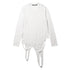JULIUS 947CUM3 Off White / Loots Long Sleeve Top