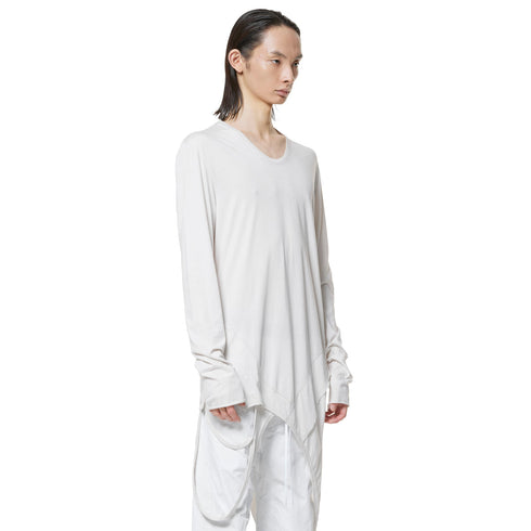 JULIUS 947CUM3 Off White / Loots Long Sleeve Top