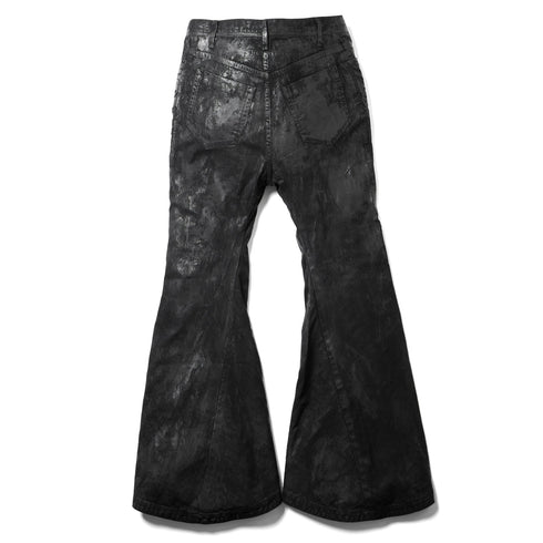 JULIUS 947PAM1-C Luster Black / Coated Jet Pants