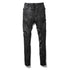 JULIUS 947PAM10-C Luster Black / Coated Bending Skinny Pants