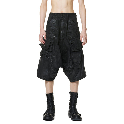 JULIUS 947PAM3-C Luster Black / Coated Tactical Kite Pants