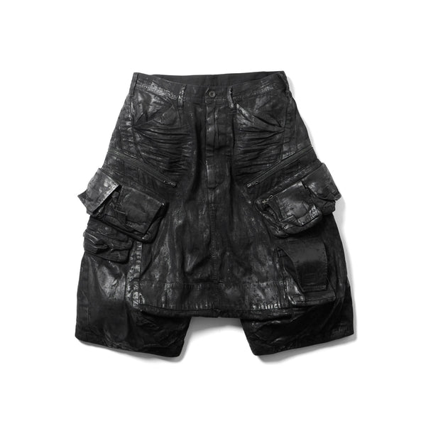 JULIUS 947PAM3-C Luster Black / Coated Tactical Kite Pants