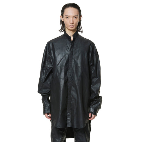 JULIUS 947SHM1 Black / Coated Big Shirt