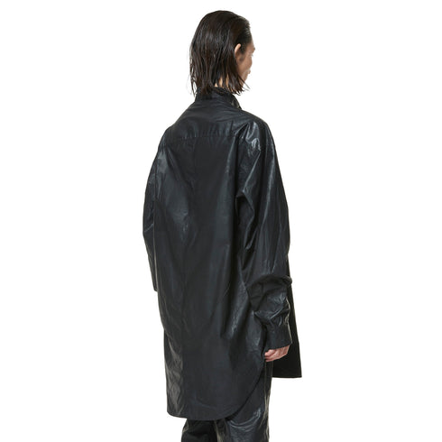 JULIUS 947SHM1 Black / Coated Big Shirt