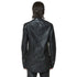 JULIUS 947SHM2 Black / Coated Coverd Neck Shirt