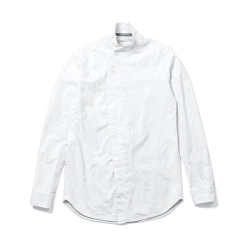JULIUS 947SHM2 Dust Plaster / Coated Coverd Neck Shirt