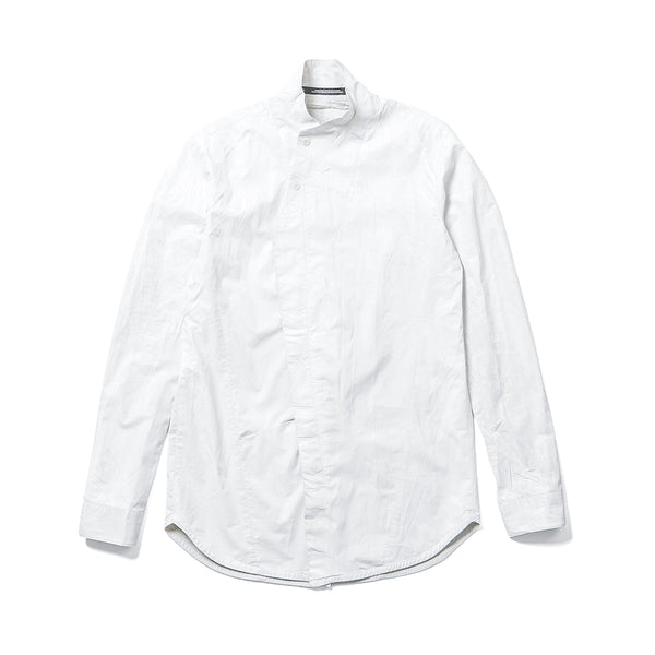 JULIUS 947SHM2 Dust Plaster / Coated Coverd Neck Shirt