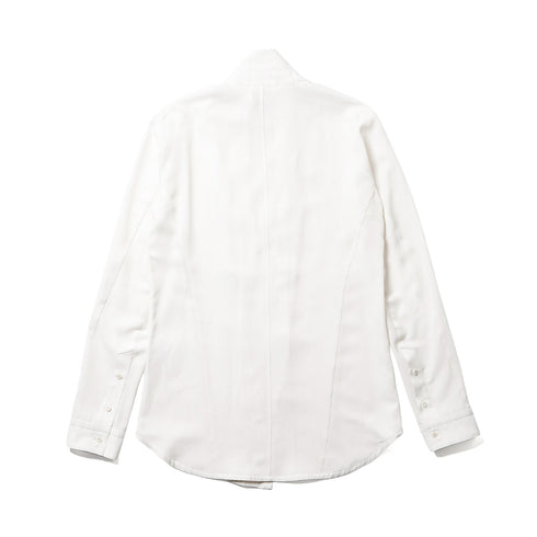 JULIUS 947SHM5 Off White / Coverd Neck Shirt