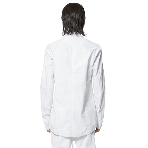 JULIUS 947SHM2 Dust Plaster / Coated Coverd Neck Shirt