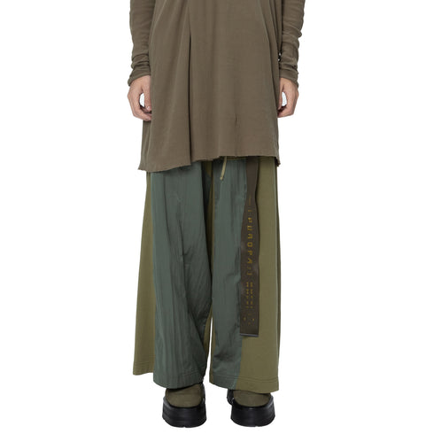 JULIUS 907PAM10 Army Green / Outpost Wide Sweatpants
