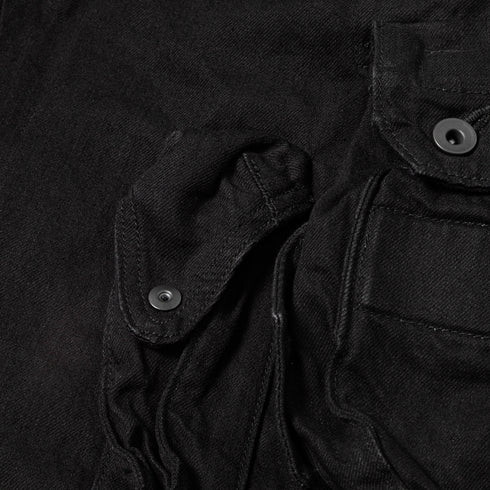 JULIUS 927PAM7 Black / Gasmask Skinny Pants