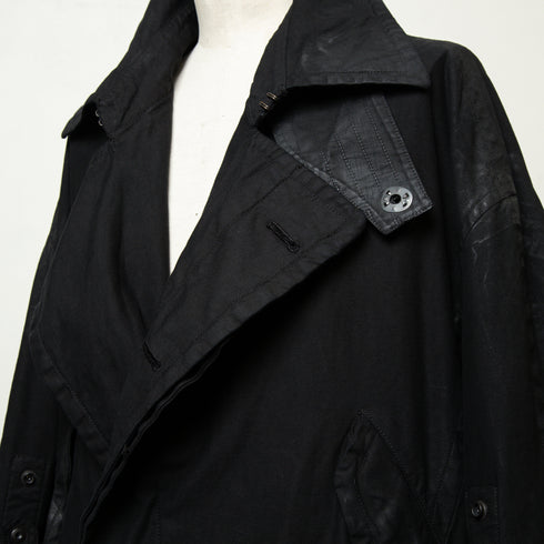 JULIUS 957COM4 Black / Deckard Over Coat