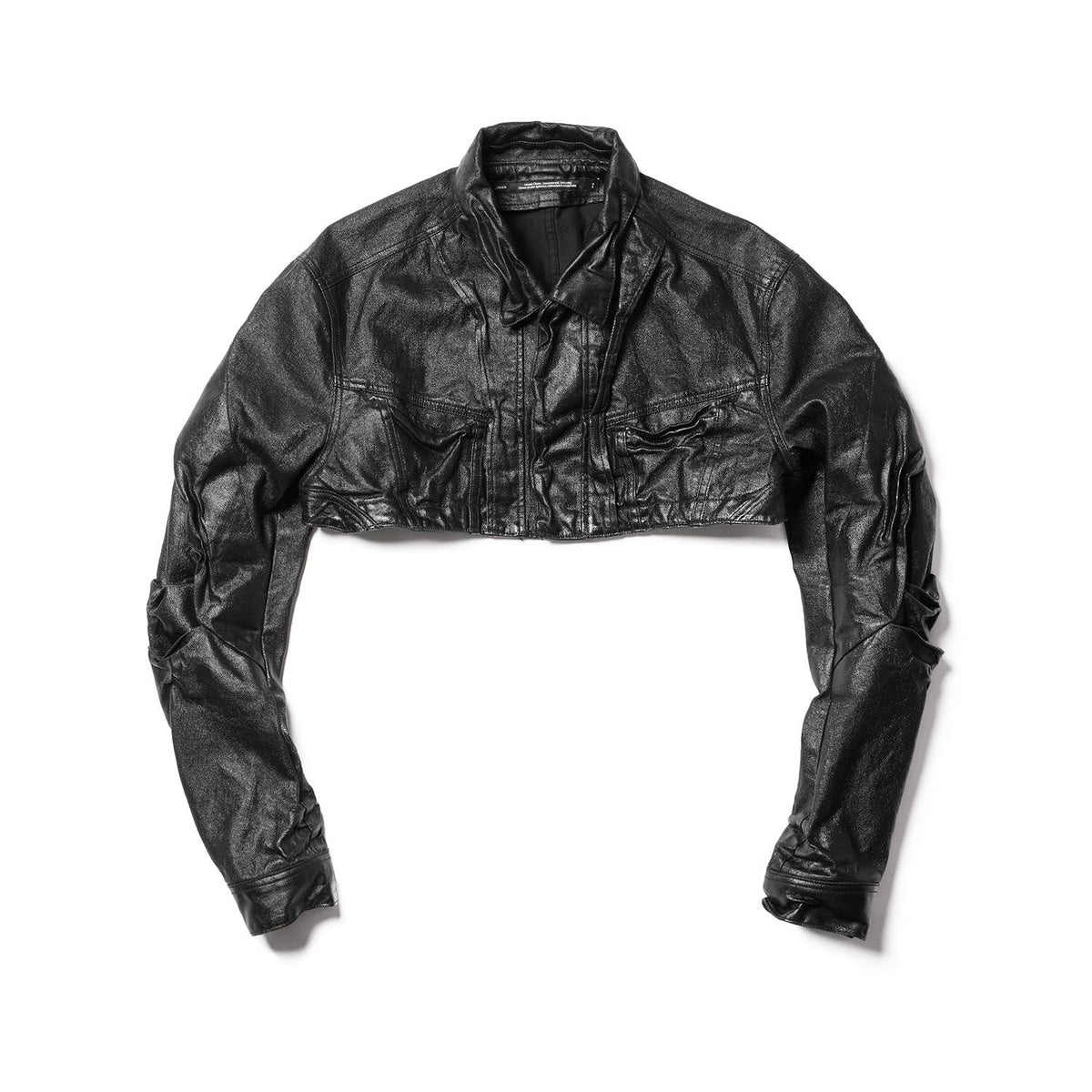 Cropper Mylar Jacket Black 897BLM7 – JULIUS TOKYO STORE