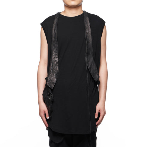 JULIUS レザーガンホルダーベスト / 778VEM1 Black