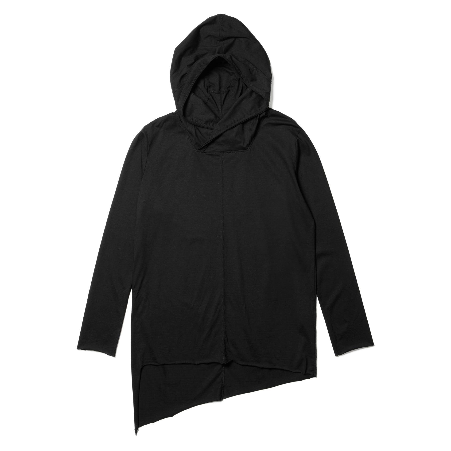 JULIUS 899CUM1 Black Seamed Parka JULIUS 899CUM1 Black Seamed Parka