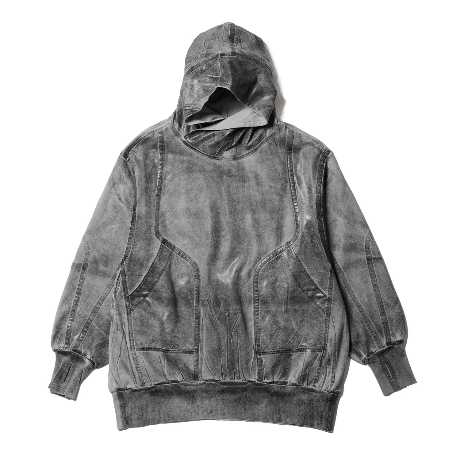 【関税込み】JULIUS フーディ & ジップアップ JULIUS - 【24AW】コットン スウェット ジップアップ フーディー